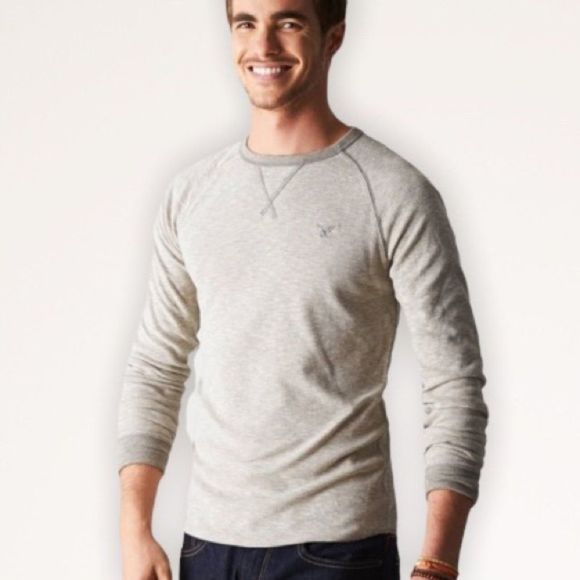 🦅 AEO Heritage Long Sleeve Thermal Shirt - Picture 1 of 10